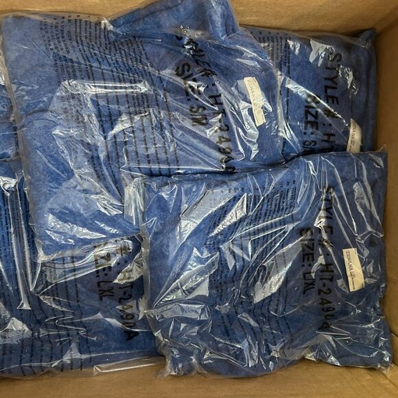 Zenana Blue Long Sleeve Top | NWT | S/M & L/XL - Picture 3 of 3